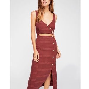 FREE PEOPLE Ultraviolet Midi Dress